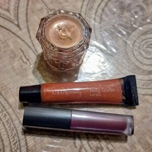 Ulta Beauty Lip Gloss & Jelly Pot Duo — Copper Bronze and Deep Plum
